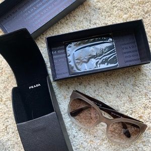 PRADA sunglasses! Barely worn, like new